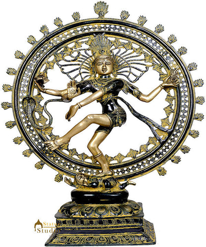 Large Size Indian Hindu God Dancing Shiv Nataraja Diwali Corporate Gifting 28" by vendor-unknown - Hindu Gods