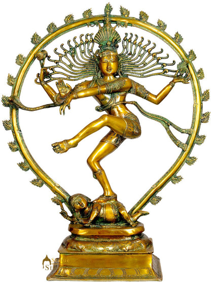 Large Size Indian Hindu God Dancing Shiv Nataraja Diwali Gifting Statue 3 Feet by vendor-unknown - Hindu Gods (View 2)