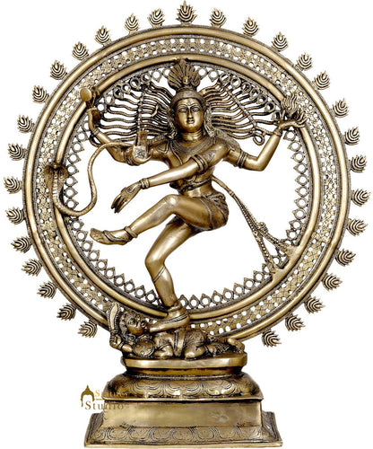 Large Size Indian Hindu God Dancing Shiv Nataraja Diwali Corporate Gifting 33" by vendor-unknown - Hindu Gods (View 2)