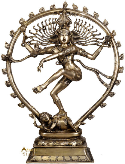Large Size Indian Hindu God Dancing Shiv Nataraja Diwali Corporate Gifting 35" by vendor-unknown - Hindu Gods (View 2)