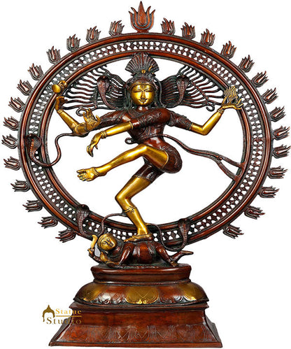 Large Size Indian Dancing Shiv Lord Nataraja Diwali Corporate Gifting 3.5 Feet by vendor-unknown - Hindu Gods