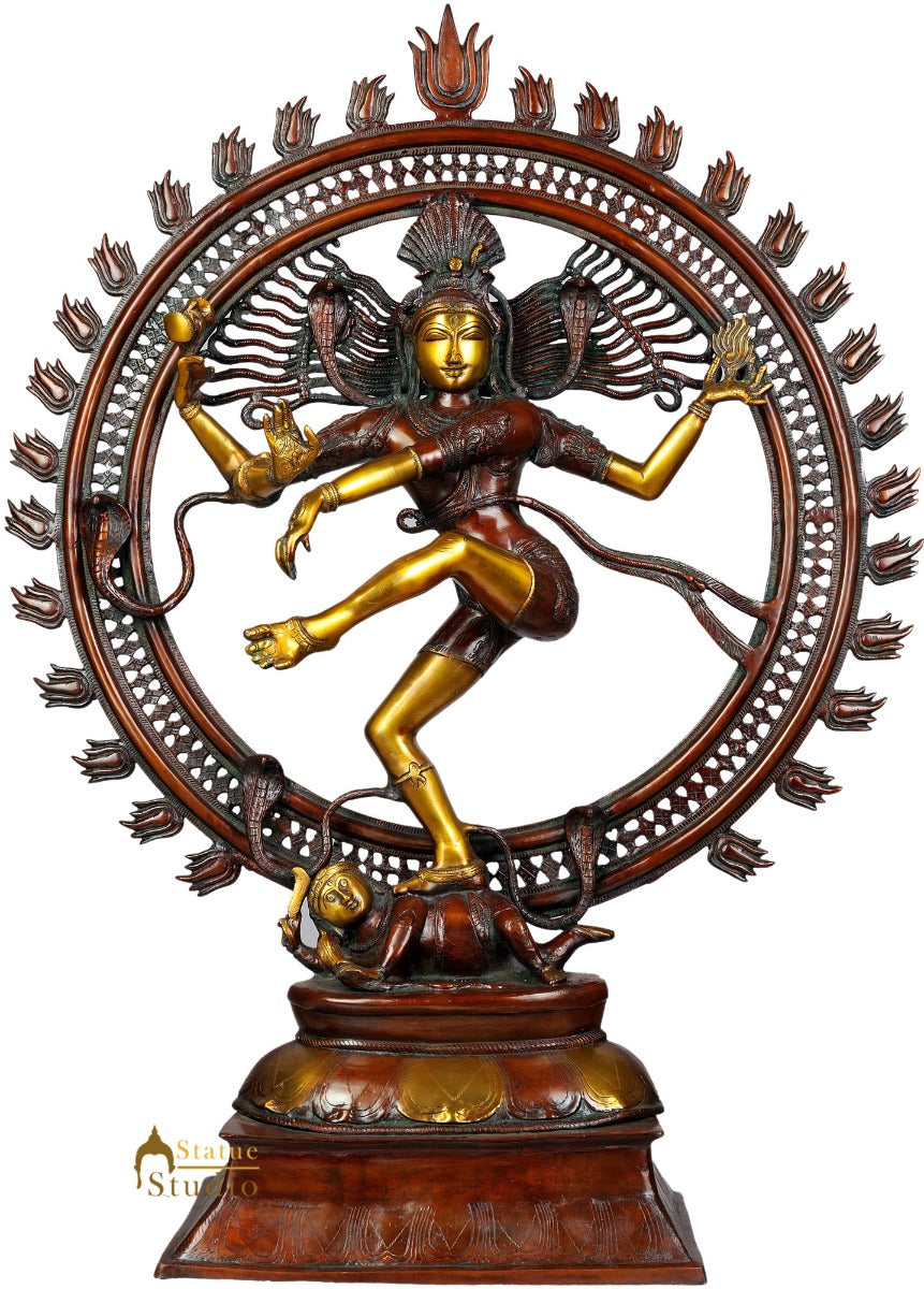 Large Size Indian Dancing Shiv Lord Nataraja Diwali Corporate Gifting 3.5 Feet