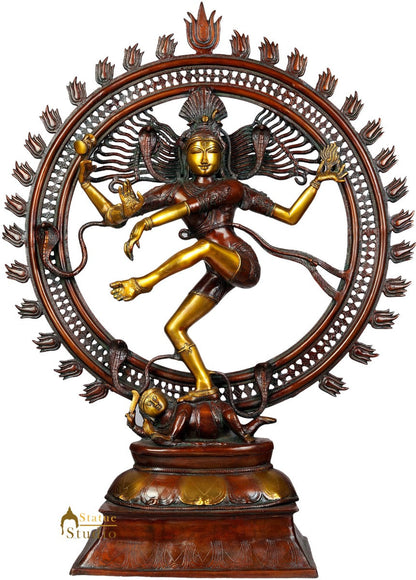 Large Size Indian Dancing Shiv Lord Nataraja Diwali Corporate Gifting 3.5 Feet by vendor-unknown - Hindu Gods (View 2)