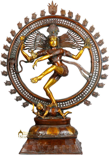 Large Size Exclusive Indian Dancing God Nataraja Statue Home Décor Gifting 41" by vendor-unknown - Hindu Gods (View 2)