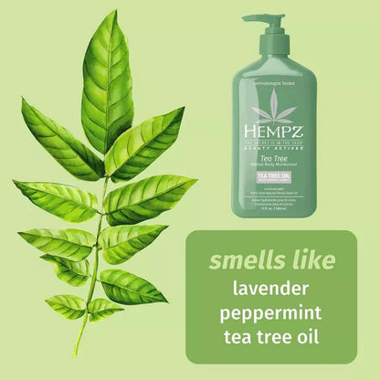 Hempz Tea Tree Herbal Body Moisturizer 17oz. by Hempz - Sustainable Living (View 2)