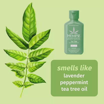 Hempz Tea Tree Herbal Body Moisturizer 2.25oz. by Hempz - Sustainable Living (View 2)