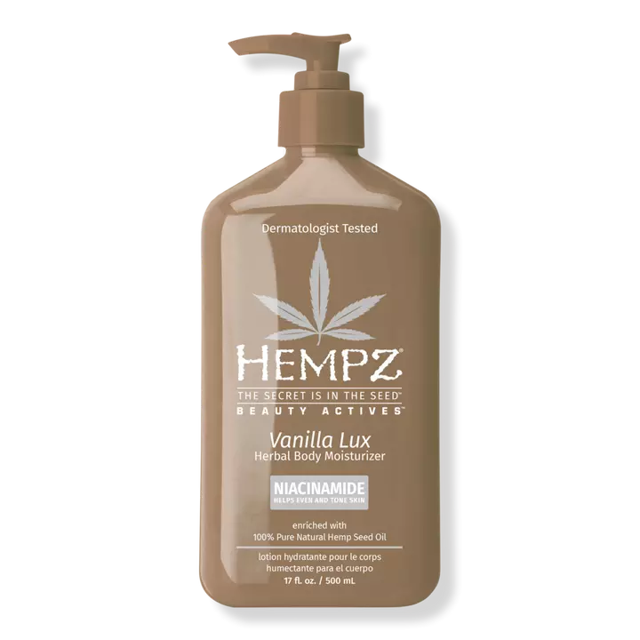Hempz Vanilla Lux Herbal Body Moisturizer with Niacinamide 17oz. - Eco-friendly - Sama Homes