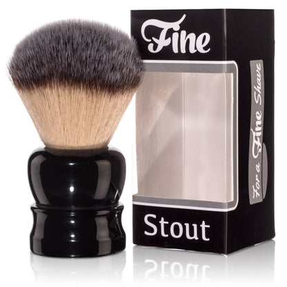 Fine Accoutrements Stout Shaving Brush - Black by Fine - Shaving Brushes