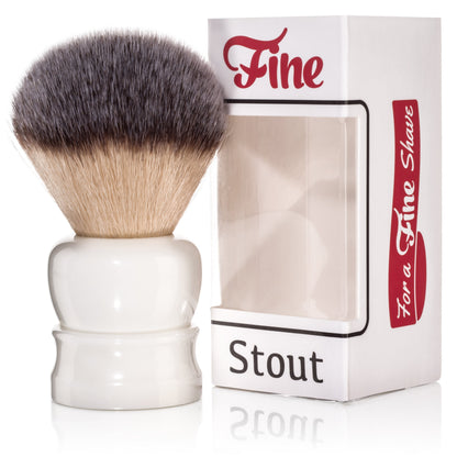 Fine Accoutrements Stout Shaving White Brush by Fine - Shaving Brushes