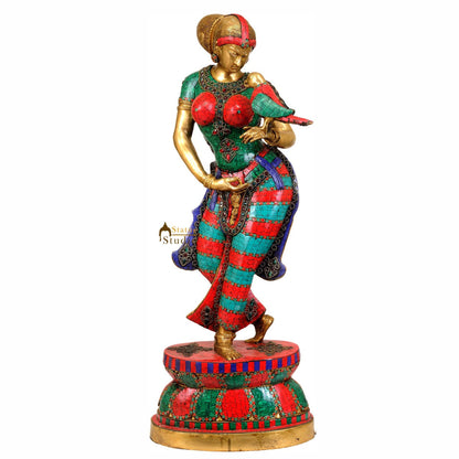 Lady with Parrot by vendor-unknown - Decor (View 2)