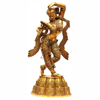 A Young Lady Applying Vermilion (A Sculpture Inspired by Khajuraho) by vendor-unknown - Decor (View 3)