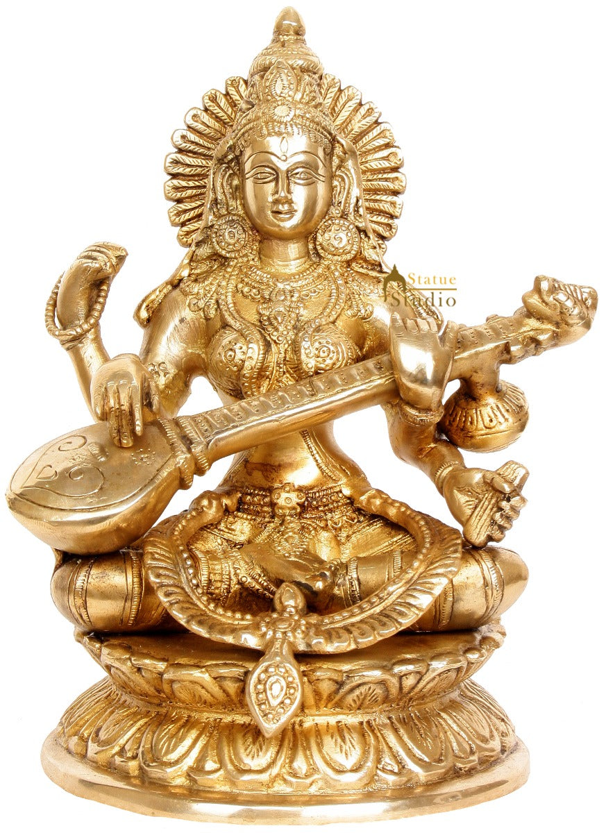 Mother Saraswati - A True Picture of Wisdom and Affection - Image 2