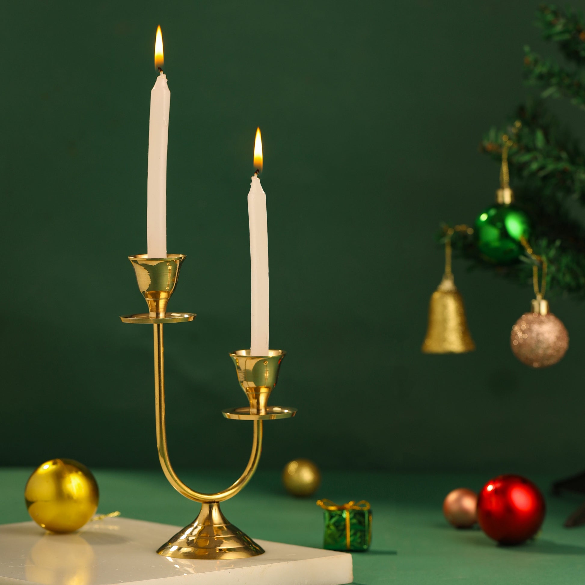 Brass Candle Stand - Eco-friendly - Sama Homes