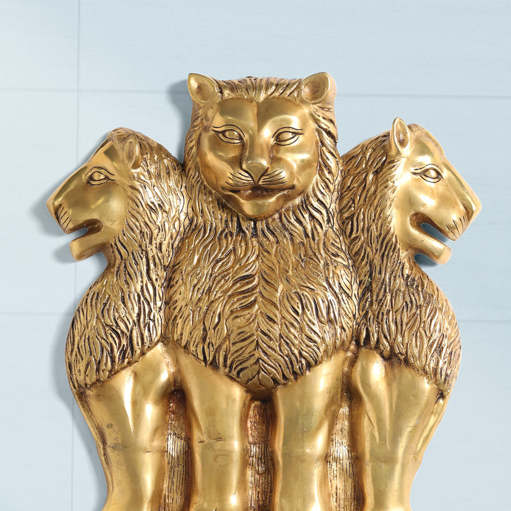 Brass Ashok Stambh Wall Hanging (19.5 Inch) - Image 2