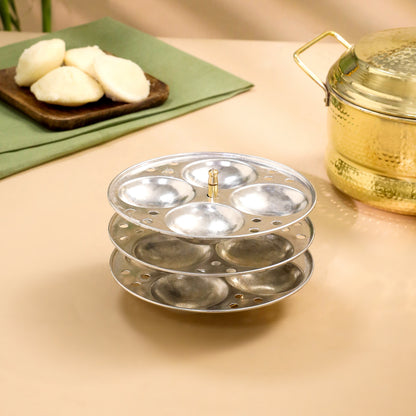 Sama Homes brass traditional yet modern style idli maker 