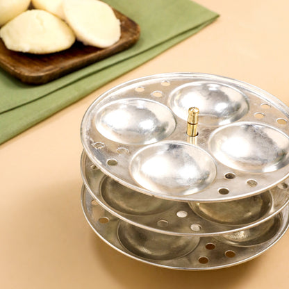 Traditional Handcrafted Brass Idli Maker for South Indian Cooking 2