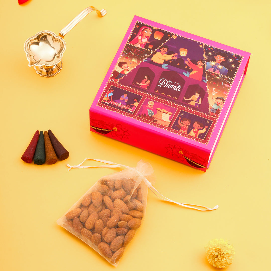 Brass Diya Festive Gift Hamper - Image 2