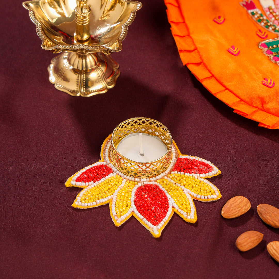 Brass Diya Ganesha Festive Potli/Hamper - Image 3