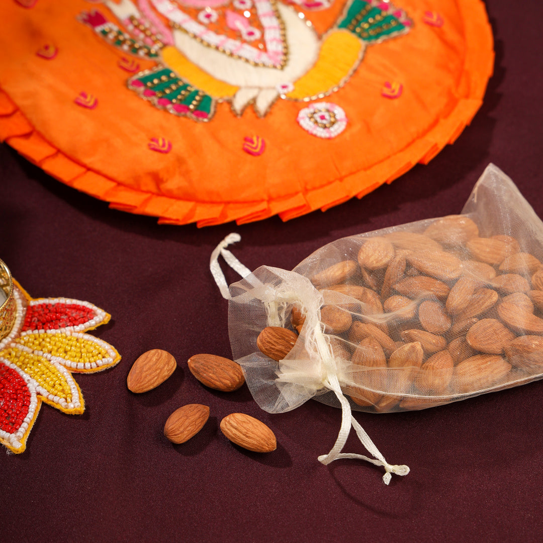 Brass Diya Ganesha Festive Potli/Hamper - Image 5