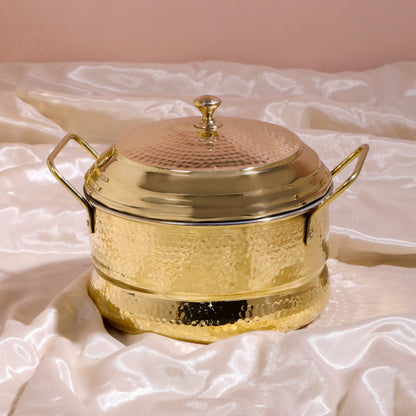 Handcrafted Brass Idli Maker 8" – Traditional South Indian Steamer & Ayurvedic Cookware by SAMA Homes - Idli Maker (View 12)