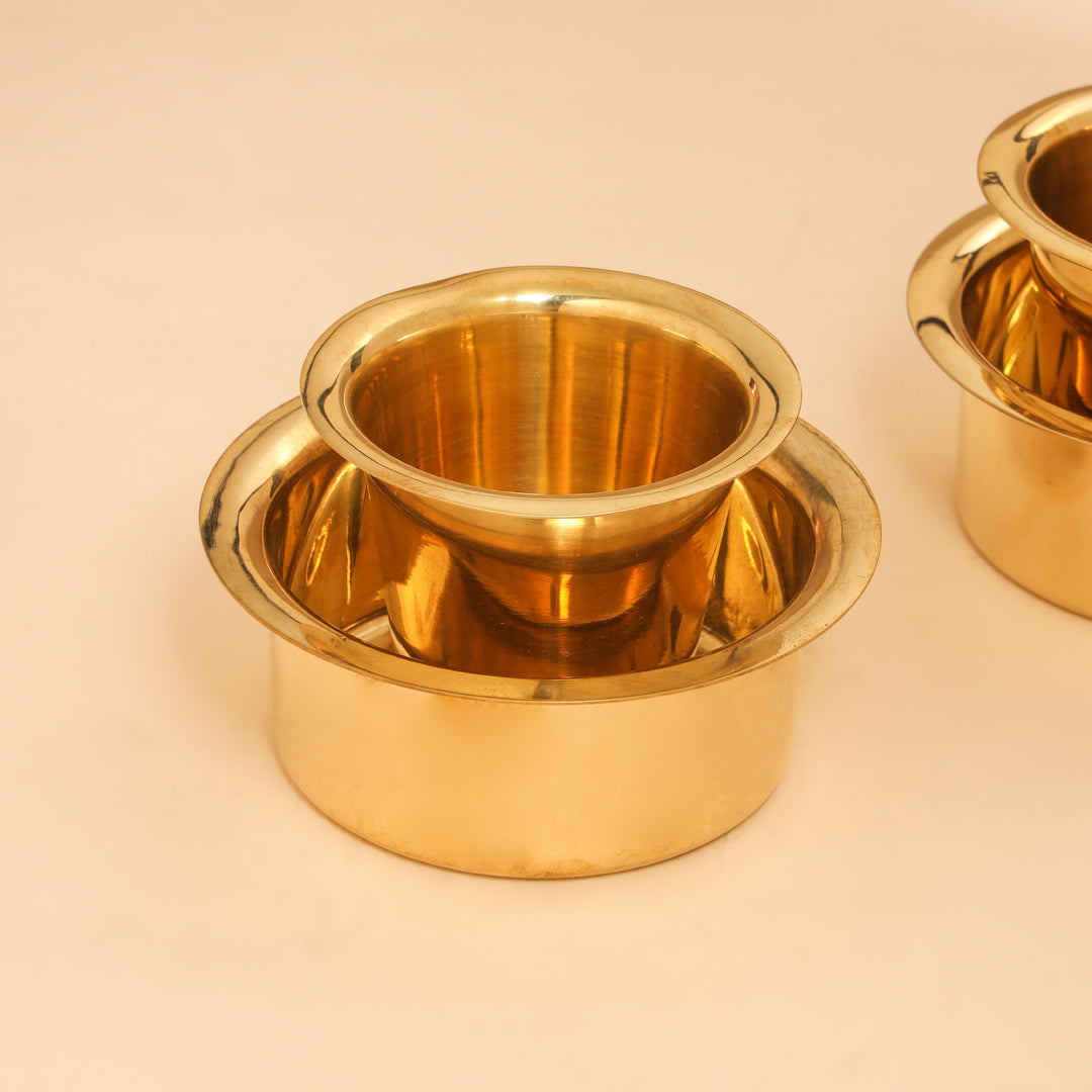 Brass Coffee Davara Pair (2.5 Inch) – Image 7