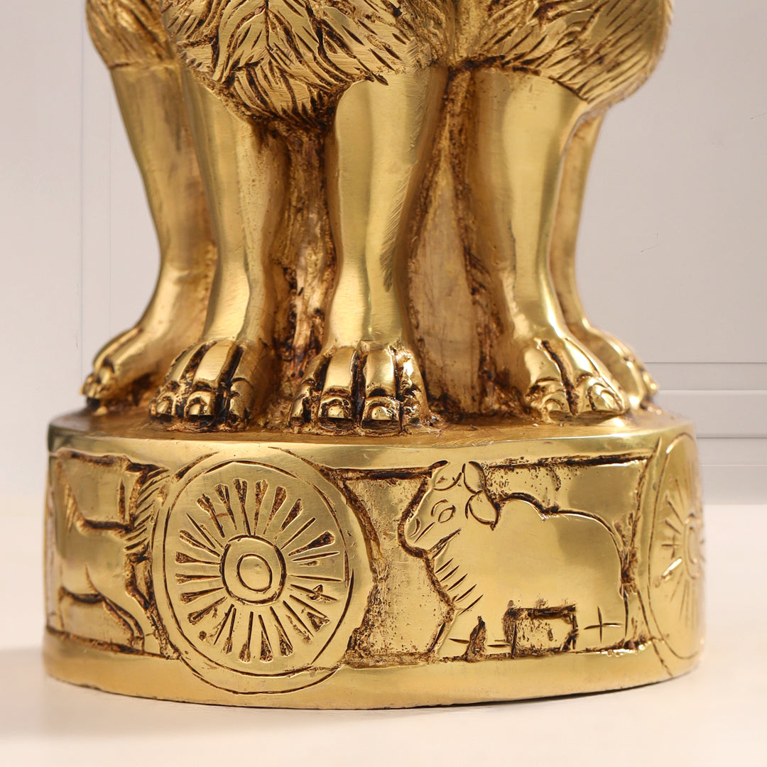 Brass Ashok Stambh (6.5 Inch) - Image 4