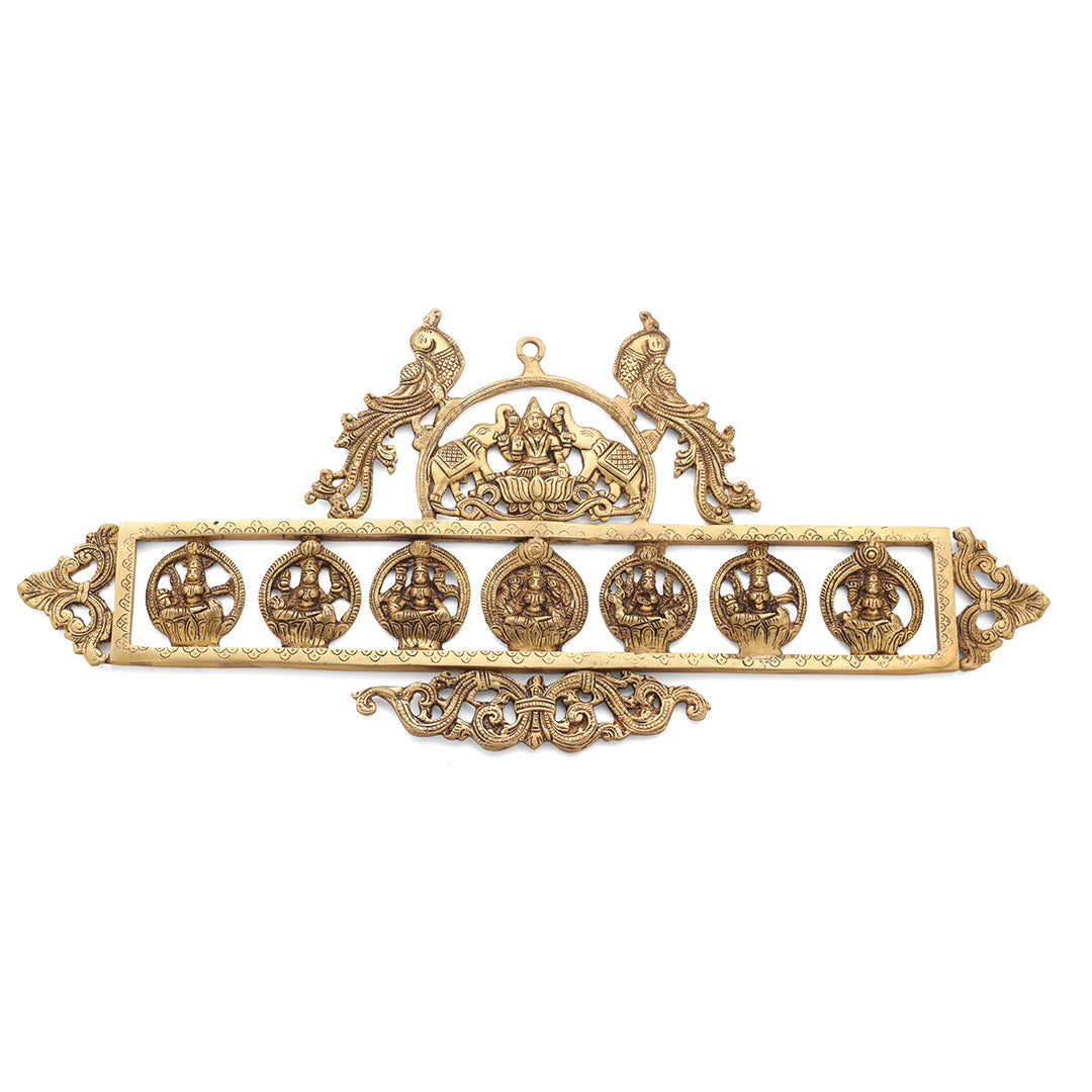 Brass Ashtalakshmi Wall hanging  (12 Inch) - Image 5