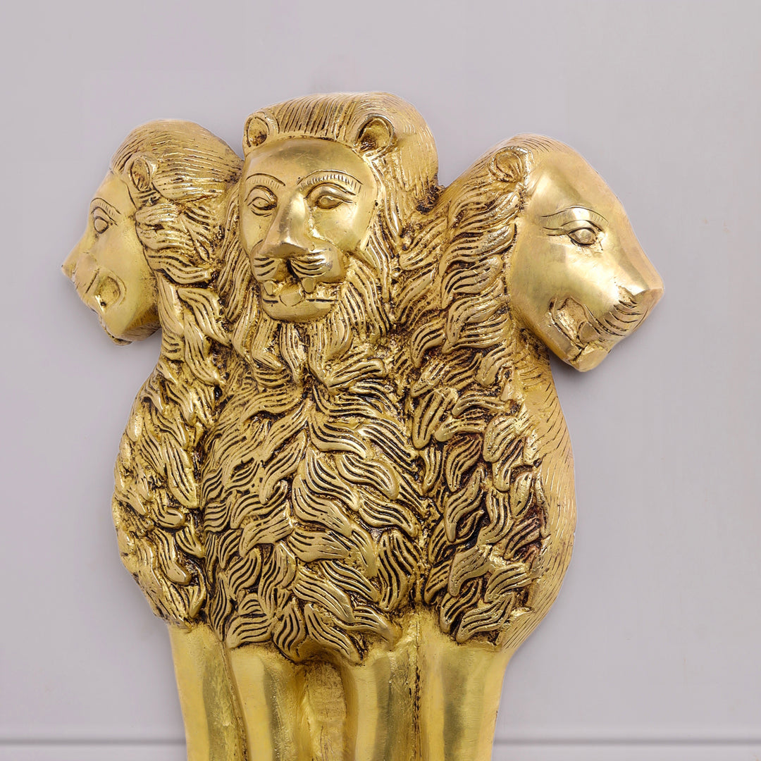 Brass Ashok Stambh Wall hanging (16 Inch) - Image 4