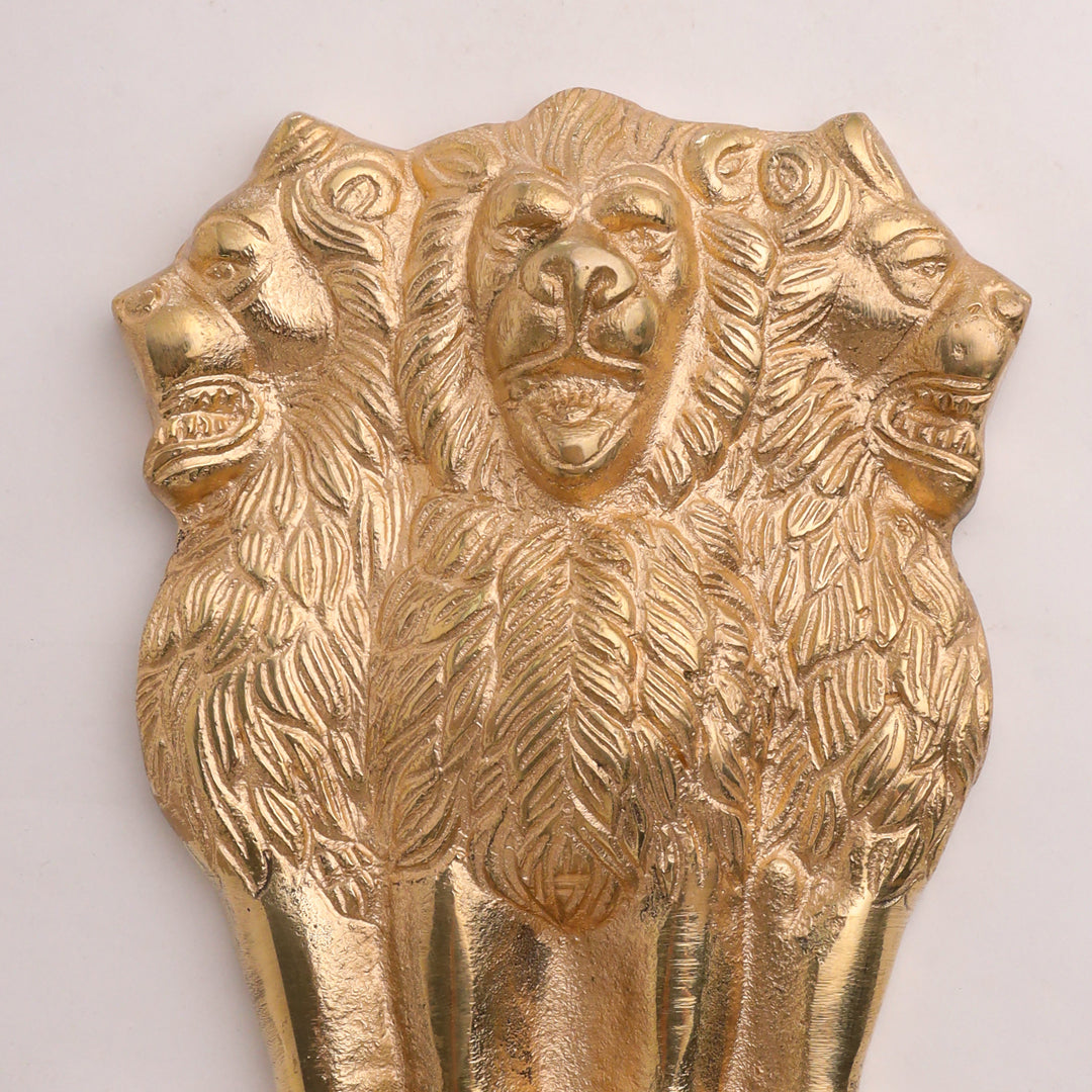 Brass Ashok Stambh Wall Hanging (9 Inch) - Image 2