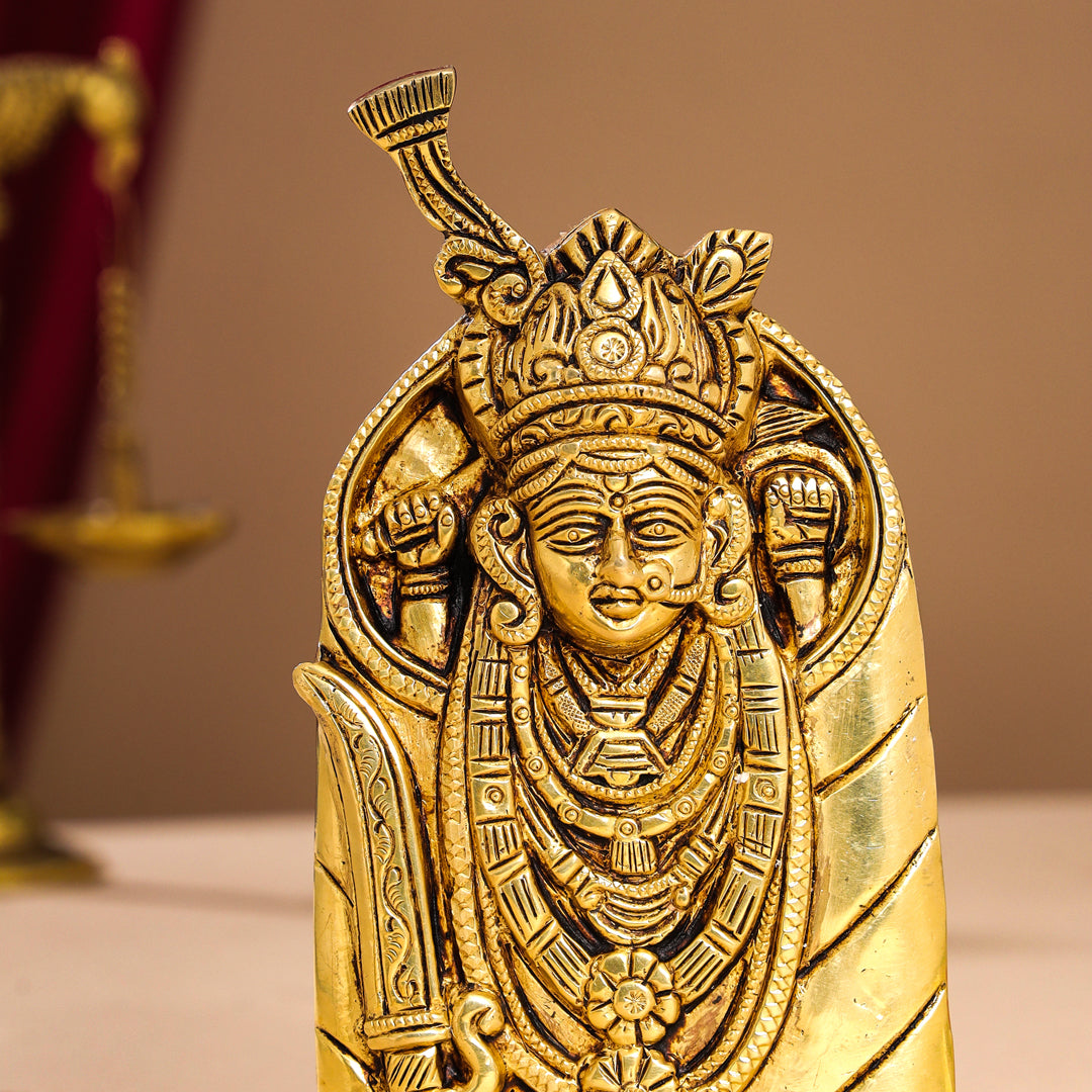 Brass Aashapura Maa Idol (7 Inch) - Image 5