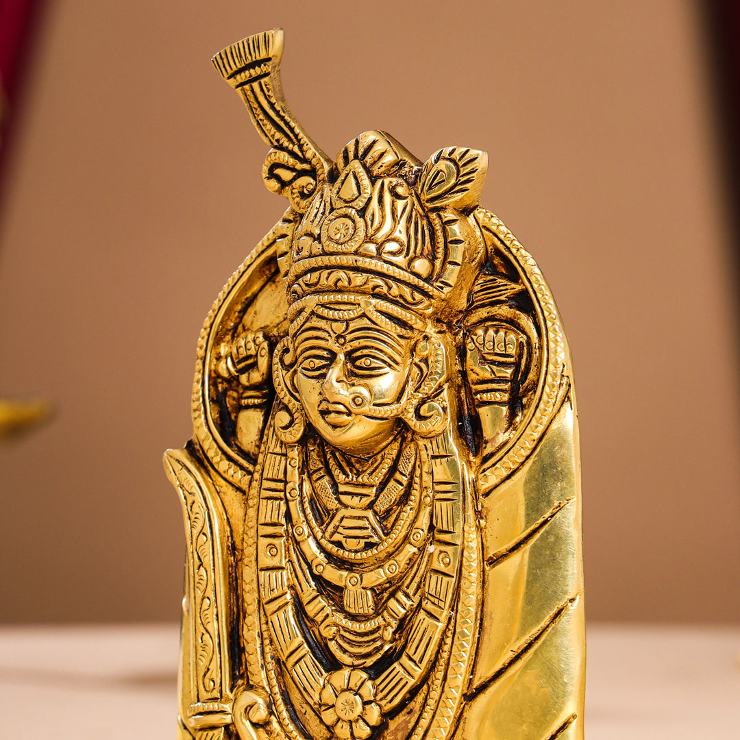 Brass Aashapura Maa Idol (7 Inch) - Image 6