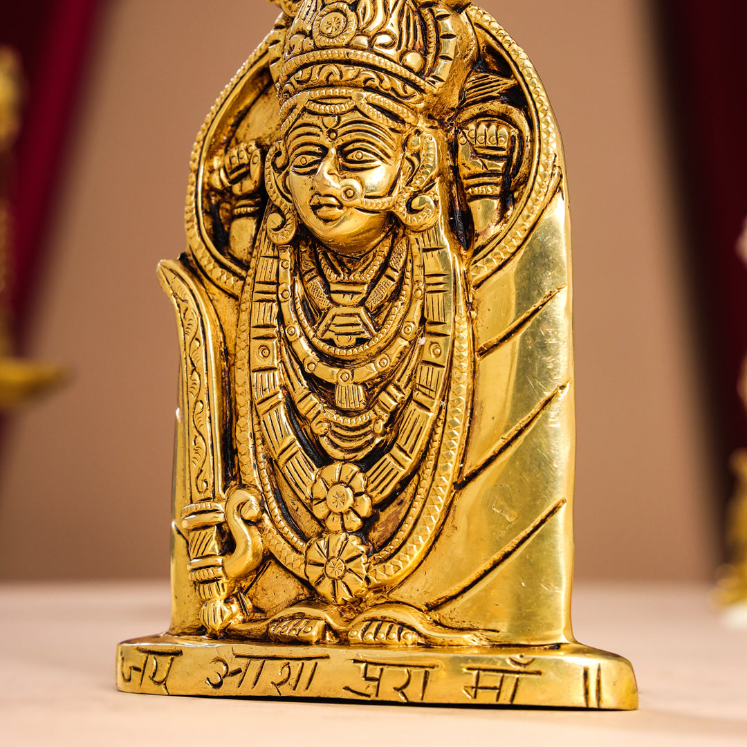 Brass Aashapura Maa Idol (7 Inch) - Image 3