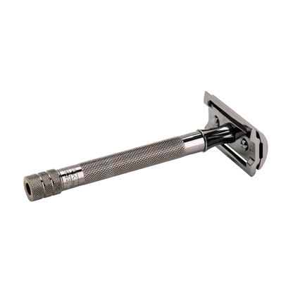 MERKUR Safety Razor 23C in Metallic Grey by Merkur - Safety Razor (View 2)