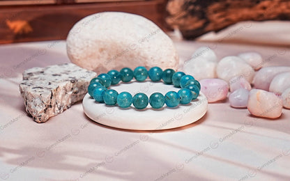 Original Apatite Bracelet with Certificate by SAMAHealing - Sustainable Living