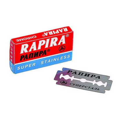 BLD-2732 Rapira Double Edge Safety Razor Blades Chrome (5 Blade pack) pack of 20 by Rapira - Razor Blades (View 2)