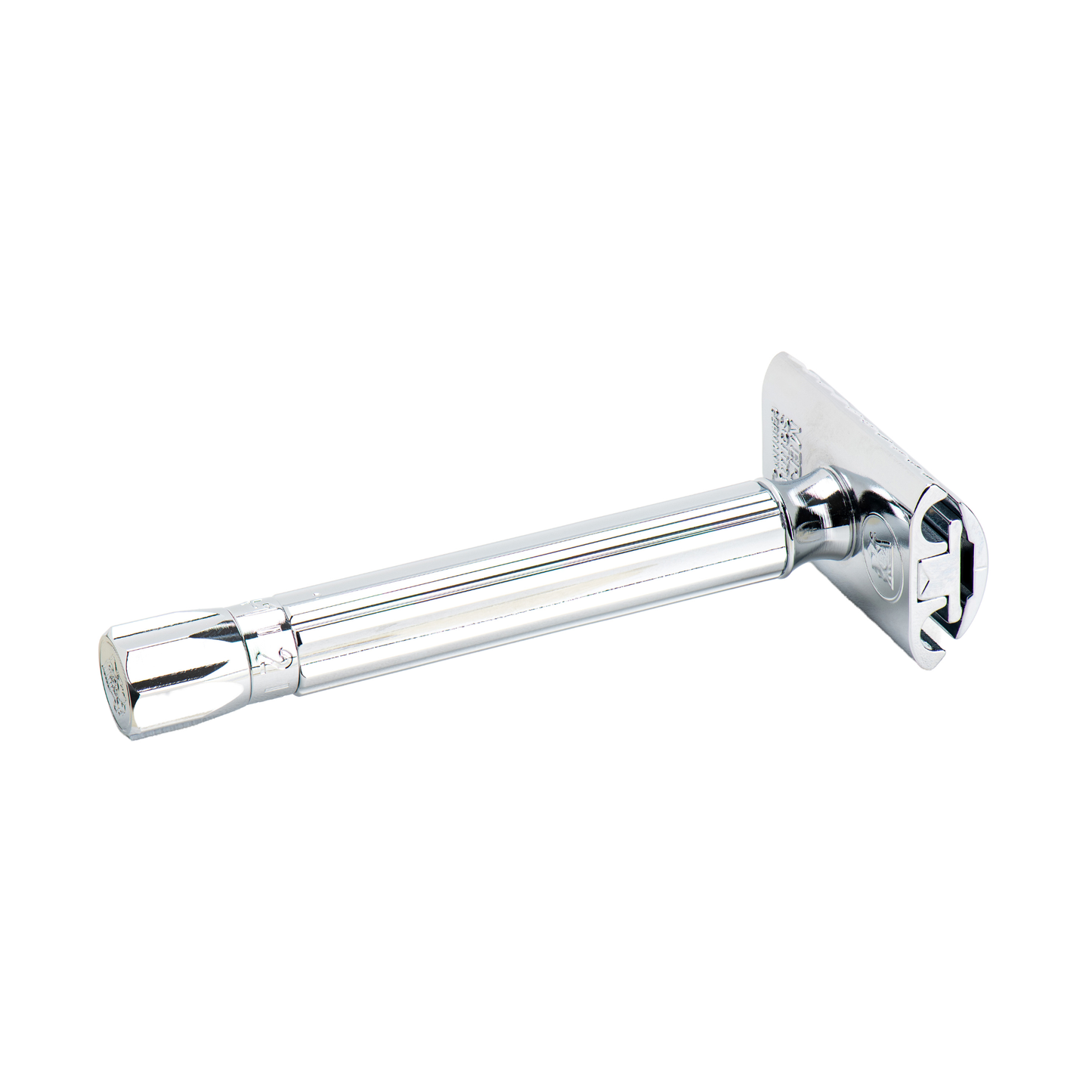 MERKUR 510 Progress, Adjustable Safety Razor With Bright Chrome Metal Knob