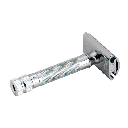 MERKUR 34 ADJ, adjustable Safety Razor in Bright Chrome by Merkur - Safety Razor (View 2)