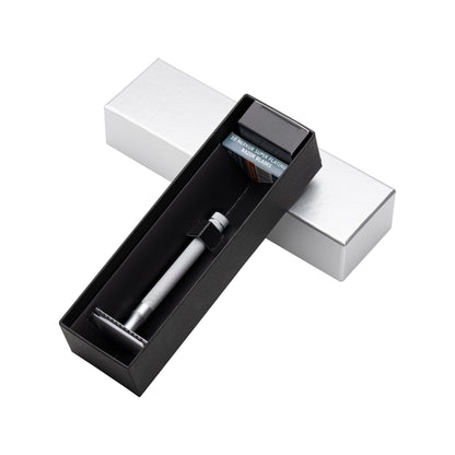 Merkur Razor Set 2-pieces (Razor 22 002 and Stand 4005 002), Matt Chrome, MK-2281002 by Merkur - Double Edge Safety Razors (View 8)
