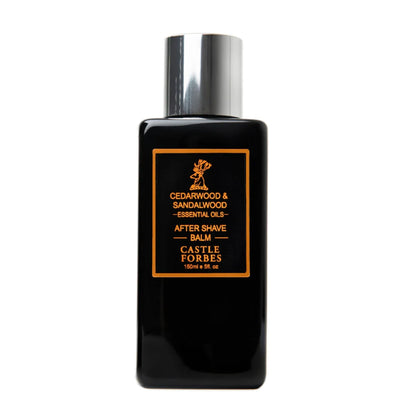 Luxury Aftershave Balm, Cedarwood & Sandalwood Essential Oil, No Added Alcohol, 5 fl.oz / 150ml by Castle Forbes - Post Shave Balms (View 2)
