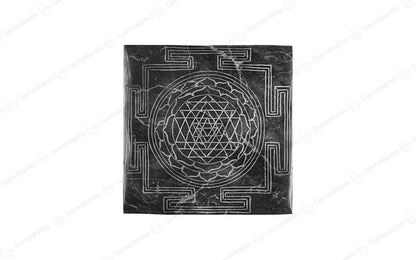 Premium Handmade Shaligram Shree Yantra by SAMAHealing - Yantra (View 2)