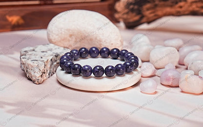 Original Charoite Bracelet with Certificate by SAMAHealing - Sustainable Living