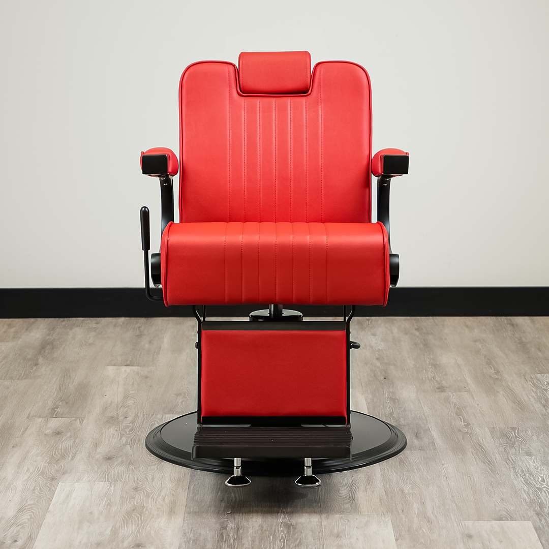 Cedrus Barber Chair - Red by LEVANT BARBER EQUIPMENT - Furniture (View 3)