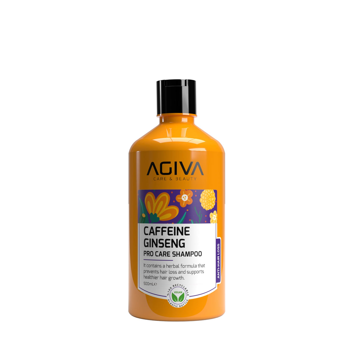 Agiva Caffeine Ginseng Pro Care Shampoo 500ML by Agiva - Sustainable Living (View 2)