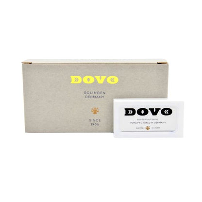 Double-edged DOVO Super Platinum razor blades, MADE IN GERMANY 10 PU: 100 blades by Dovo - Razor Blades