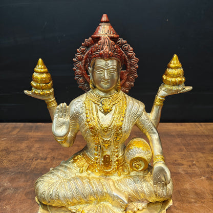 The Auspicious Image of Goddess Lakshmi Statue 1 Feet by vendor-unknown - Hindu Gods (View 2)