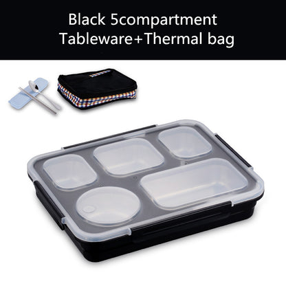 304 Stainless Steel Insulated lunch Box Student Lunch Box With Lid – Image 10