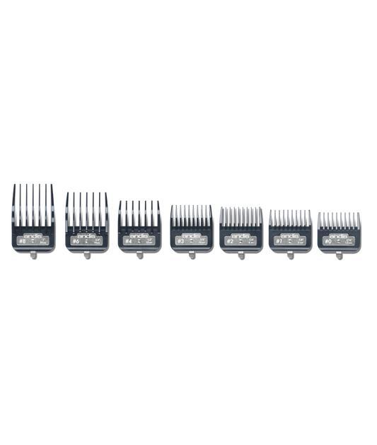Andis Master Premium Metal Clip Comb Set