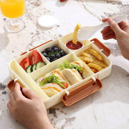 Student Lunch Box Salad Portable Lunch Box Microwave Oven – Image 3