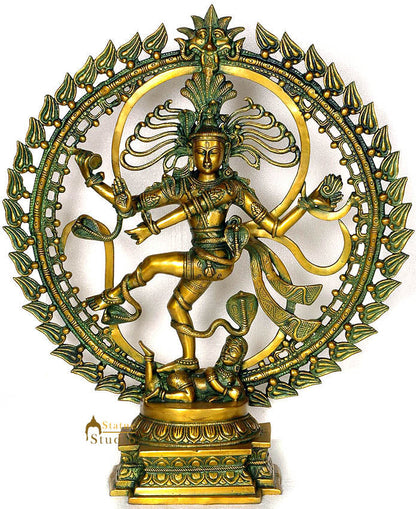 Natraja Dancing against Tha Backdrop of OM by vendor-unknown - Hindu Gods