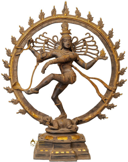 Antique Large Size Finest Indoor Outdoor Décor Nataraja Statue 26" by vendor-unknown - Hindu Gods (View 3)